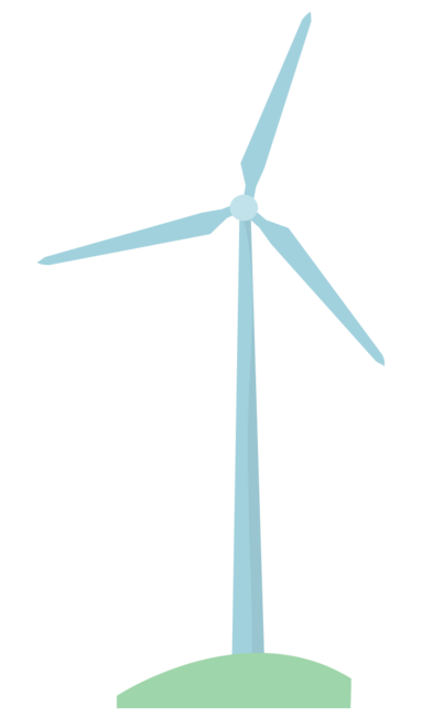 Bild einer Windkraftanlage