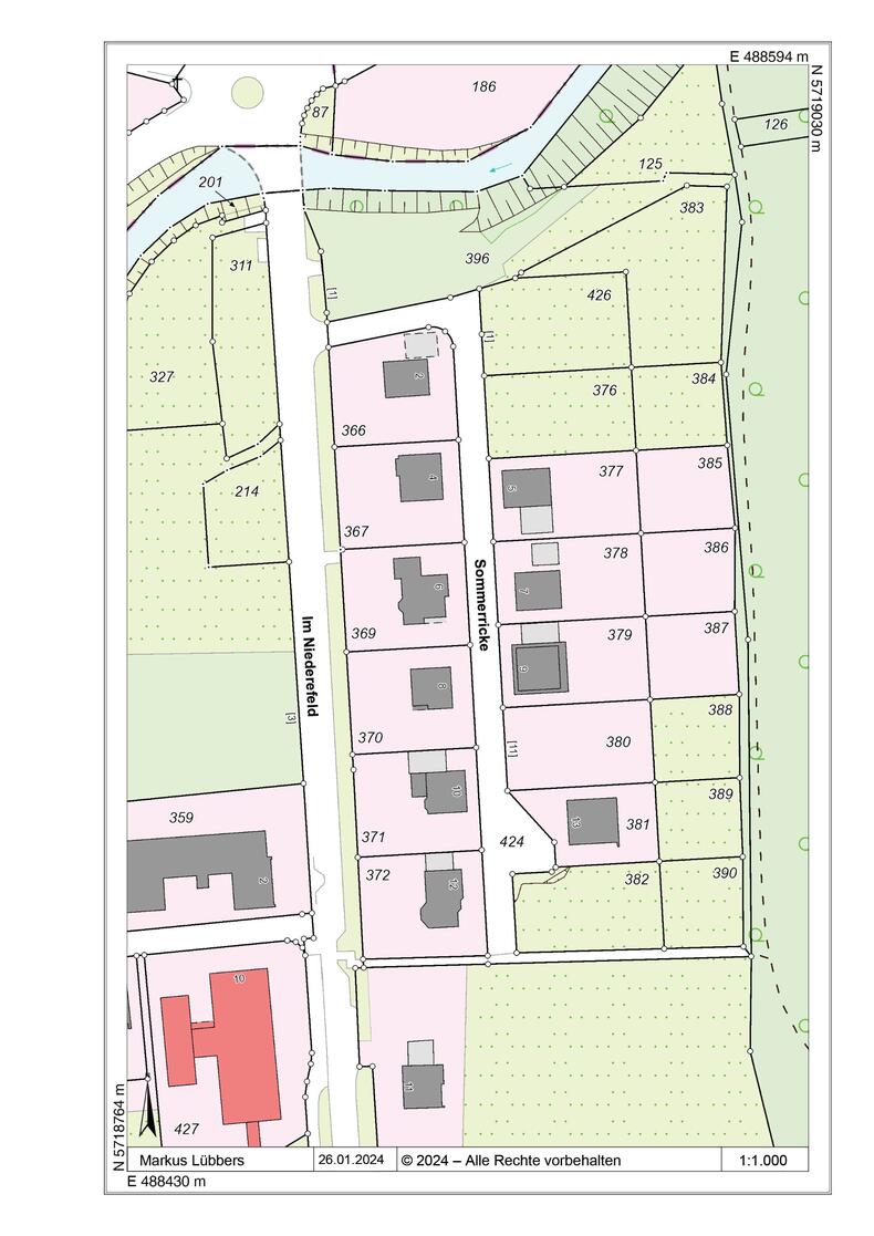 Plan Ebbinghausen Sommerricke