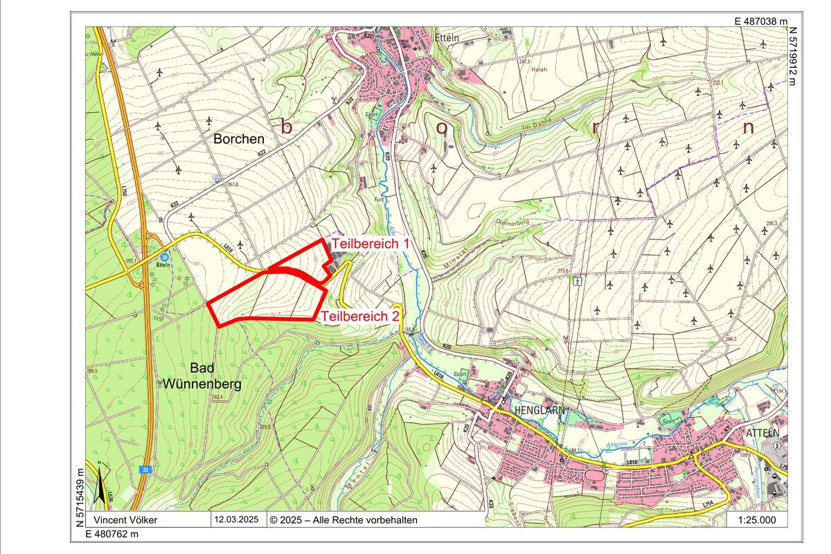 Übersichtskarte-Aufstellungsbeschluss 130. FNP-Ae