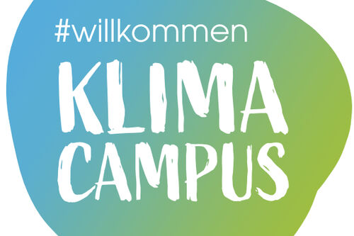 Logo Klima-Campus #willkommen