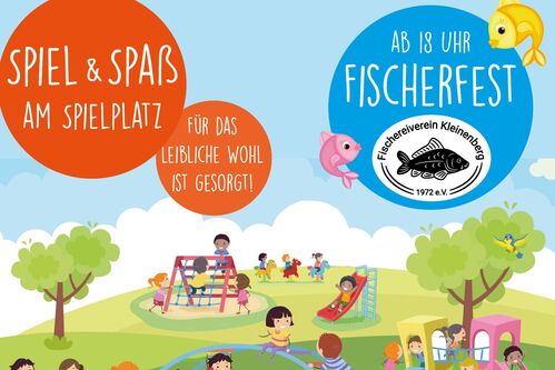 Plakat zur Einweihung des Mehrgenerationenparks in Kleinenberg
