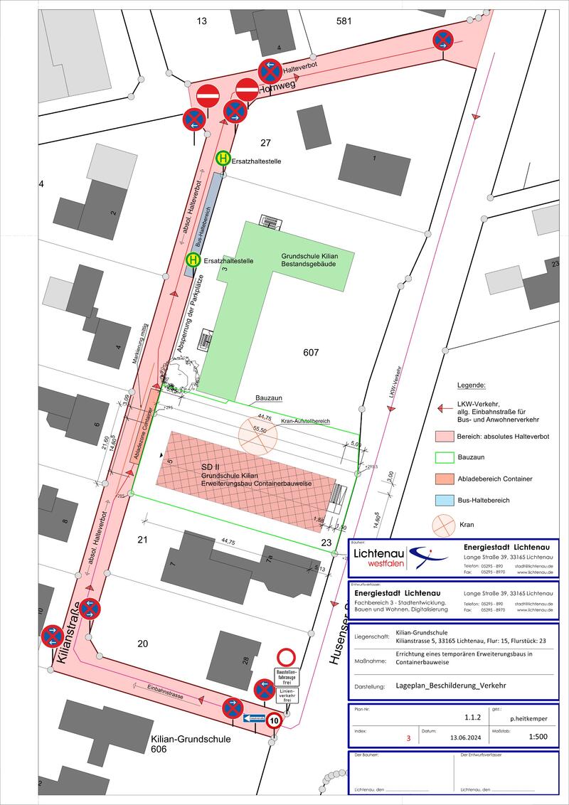 Verkehrskonzept Kilian-Grundschule Modulaufbau