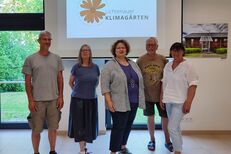 Die AG UWE informiert sich über Klimagärten