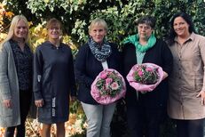 abell Wulf (Personalrat), Bürgermeisterin Ute Dülfer, Anita Kalbhen, Maria Pollmann, Allg. Vertreterin Vanessa Tegethoff