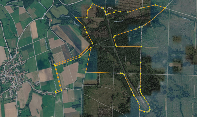 Lichtenauer Wanderwochen 2026 - Kräuterwanderung Asseln Streckenverlauf Lichtenauer Wanderwochen 2026 - Kräuterwanderung Asseln Streckenverlauf