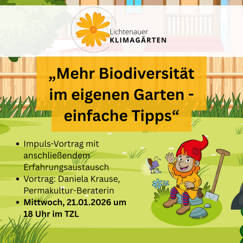 Mehr Biodiversität im eigenen Garten