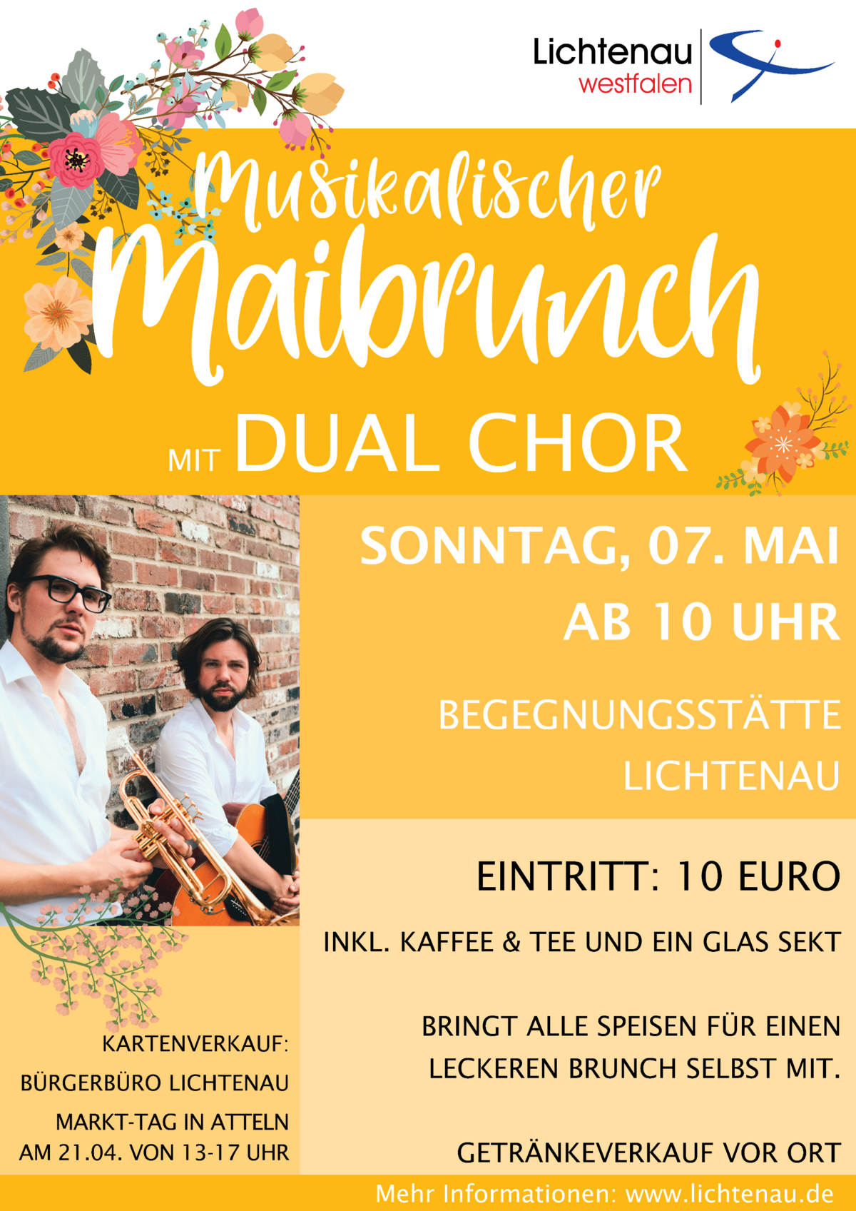 Musikalischer Maibrunch Plakat