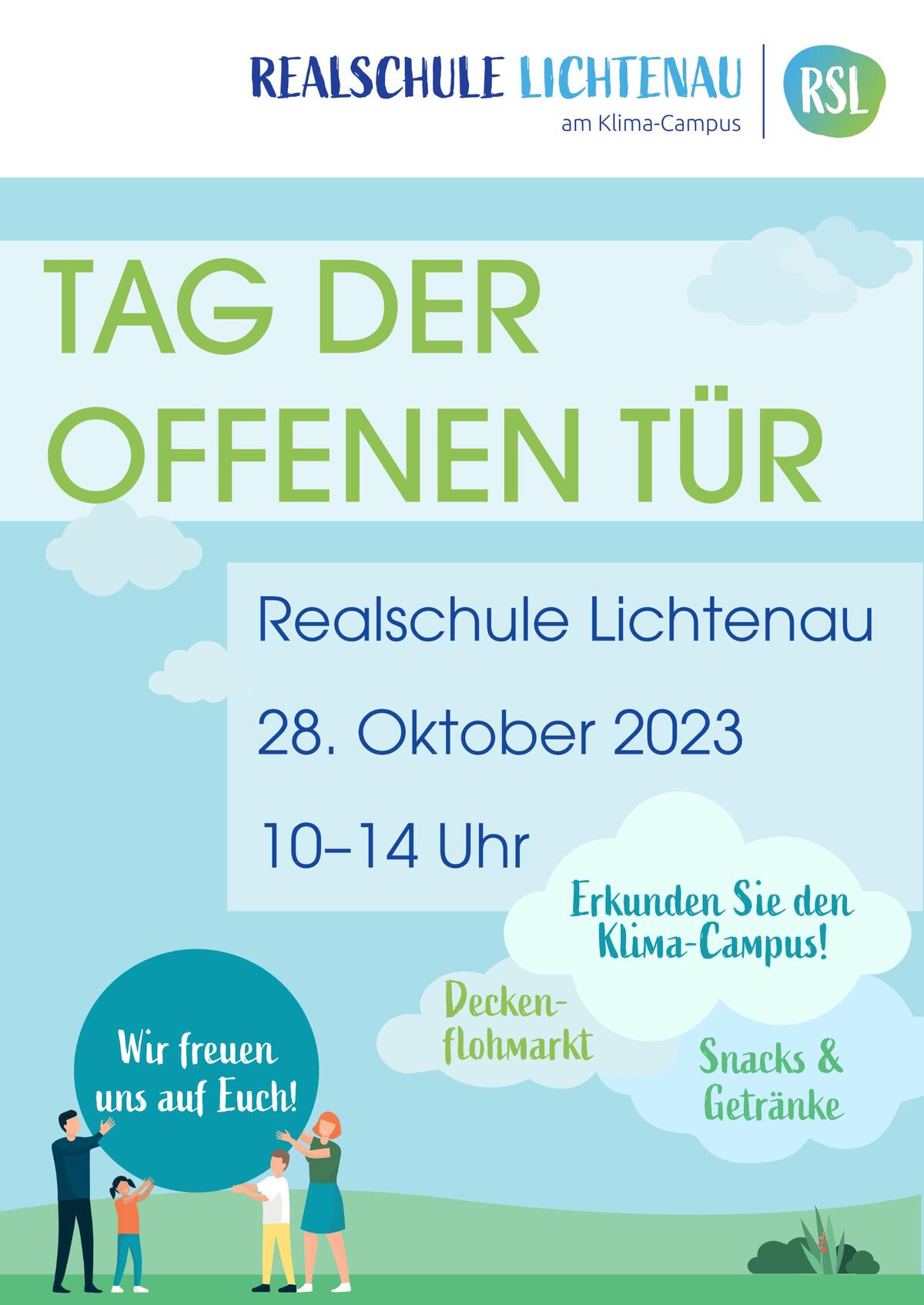 Plakat Tag der offenen Tür Realschule 2023-neu