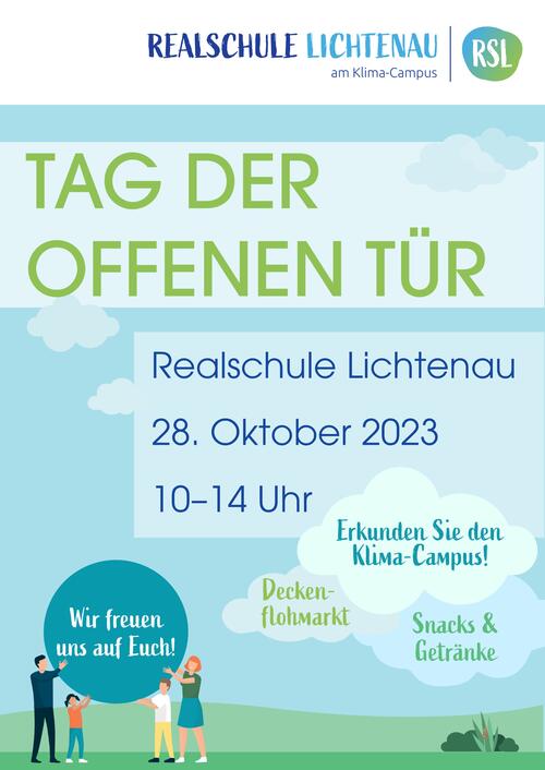 Plakat Tag der offenen Tür Realschule 2023-neu