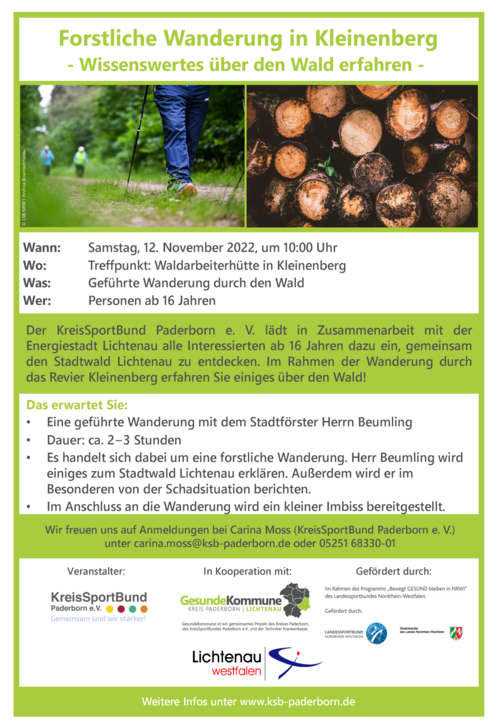 Wanderung KSB Wanderung KSB