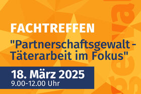 Fachtreffen „Partnerschaftsgewalt – Täterarbeit im Fokus“