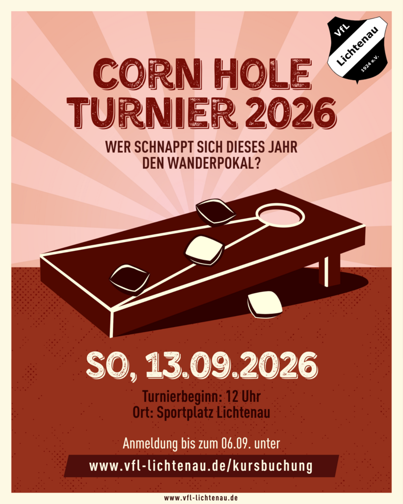 VfL Lichtenau - Corn Hole Turnier 2026 VfL Lichtenau - Corn Hole Turnier 2026